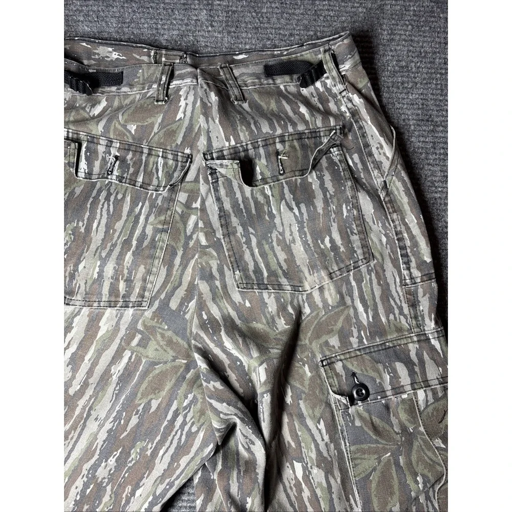 Buck Apparel Hunting Pants Camo‎ Mens 31 X 24 Vintage Real Tree Grunge